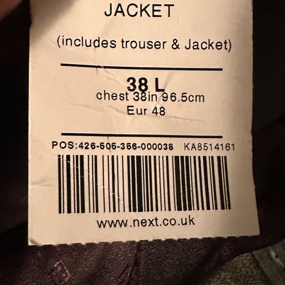 Taupe Textured Slim Fit Suit Set - Picture 9 of 12